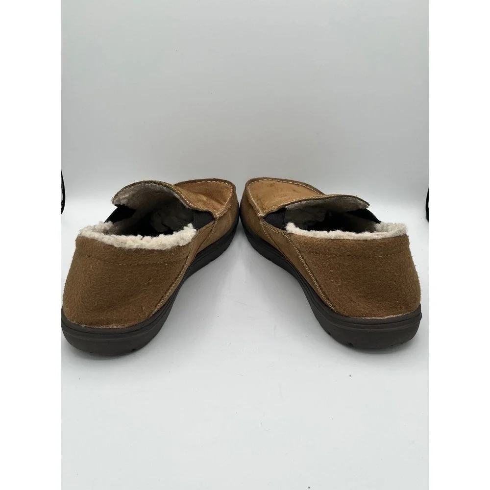 Lems Drifter Fur Men 10 Brown Suede Barefoot Slip On Shoes LM220401 Cozy Cabin